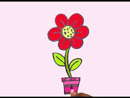 Kids love to draw and learning how to draw a flower is one of their favorite things. Easy Flowers Drawing For Kids With Name Novocom Top