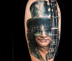 Reconciliation is probably off the table for slash. Slash Potrait Tattoo By Zsofia Belteczky No 1090