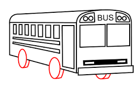 Drawing A Cartoon Bus School Cartoon School Bus Drawing Bus Drawing