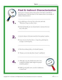 Characterization bubble cluster character development worksheet character study organizer character analysis graphic organizer. Which Sentence Is An Example Of Indirect Characterization
