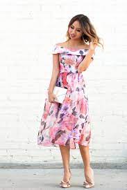 But we're also seeing trends in bold prints and bright colors — it's finally time to step out and we're here we've put together a guide full of spring wedding guest dresses and jumpsuits to get the party started! Asos Colorful Off The Shoulder Dress Wedding Guest Dress Floral Dress Wedding Guest Summer Wedding Outfits