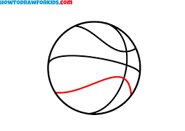 Use the blending stump again. How To Draw A Basketball Easy Drawing Tutorial For Kids
