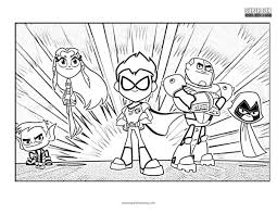 Gizmo once tried to take over the titans tower with the help of his robot army with the sole intention of taking over and ruling the. Teen Titans Go Coloring Page Super Fun Coloring
