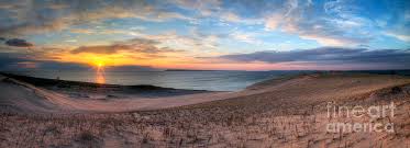 Sleeping bear dunes is unlike anywhere else on earth, home to the largest freshwater sand dunes in the world. Sleeping Bear Dunes Sunset Panorama Photograph By Twenty Two North Photography