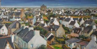 Eric Floch La Tour Carree Saint Guenole Penmarc H Les Peintres Peinture Bretonne Peintre Bretagne