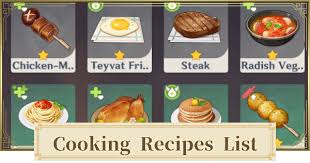 Includes ingredients and what recipes must be learned from books. Genshin Impact Recipe Locations 2 2 Cooking Recipe List Gamewith