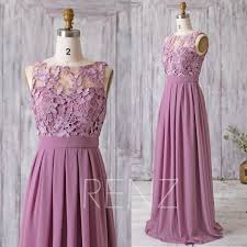 Bridesmaid Dress Dusty Rose Chiffon Dress Wedding Dress Lace Etsy Prom Dresses Sleeveless Bridesmaid Dresses Mauve Bridesmaid Dress Long