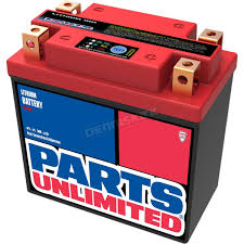 4 7/16 x 2 3/4 x 3 5/16 c.c.a.: Parts Unlimited Lithium Ion Battery 2113 0688 Dirt Bike Motorcycle Dennis Kirk