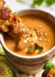 Thai Chicken Satay With Peanut Sauce Recipe Recipetin Eats Thai Chicken Satay Recipes