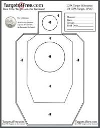 Right click the link below, then save target as and download to your hard drive. Idpa Target Silhouette Free Printable Targets Targets4free