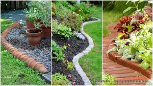Use the leveling tool to tamp out air pockets and level the concrete to the top of the frame. 17 Simple And Cheap Garden Edging Ideas For Your Garden Homesthetics Inspiring Ideas For Your Home
