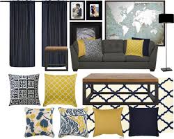 Living Room Color Scheme Navy Yellow Kelsey Smith Grey And Yellow Living Room Gold Living Room Living Room Grey