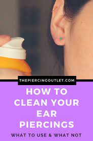 How To Clean Your New Piercings What Are The Best Products To Clean Your Piercings With In 2019 Cleaning Your Ears Cleaning Piercings Ear Piercings