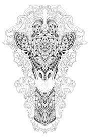 Read moregiraffe mandala colouring book. Giraffe Coloring Pages For Adults