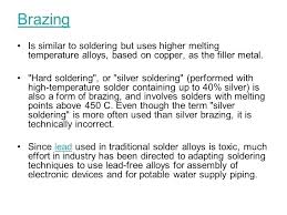 silver solder melting temperature silver solder techniques