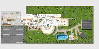 Car lot, modern spa complex, cozy restaurant, hiking, nice garden, meeting space for any corporate convention, convenient airport transfer, food and drinks may be served into the room, internet services. Plan Der Anlage