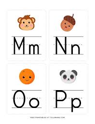 This is a set of plain black uppercase and lowercase alphabet flashcards in pdf format. Fun Free Engaging Alphabet Flash Cards For Preschoolers Tulamama