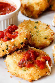These are delicious and freeze really well so double that recipe!â the kids love these saucy mozzarella patties. Amazing Fried Mozzarella How To Feed A Loon