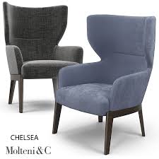 Molteni Chelsea Armchair 3d Model In 2020 Armchair Yoga Room Design Chair