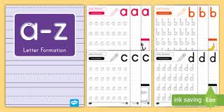 Children will learn about numbers and how to write them through multiple activities. A To Z Letters English Alphabet Letters