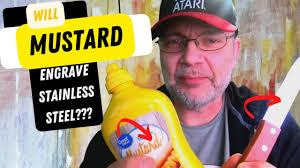 Experimenting With The Glowforge Will Mustard Engrave Stainless Steel?