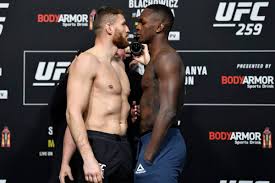 Чемпион ufc в среднем весе, яркий ударник. Israel Adesanya Amanda Nunes Headline Ufc 259 In Las Vegas Las Vegas Review Journal