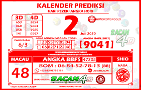 Kalender Prediksi Togel Hongkong 2 Juli 2020 Bacan4d Kalender Website Sydney