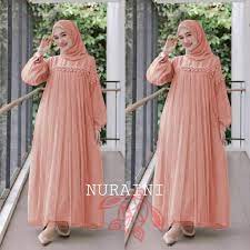 Dengan ragam model baju tersebut, tentu saja penampilan anda bisa di upgrade dengan lebih maksimal. Kakekgirang Baju Pesta Jumbo Gamis Nuraini Krancang Edx Shopee Indonesia