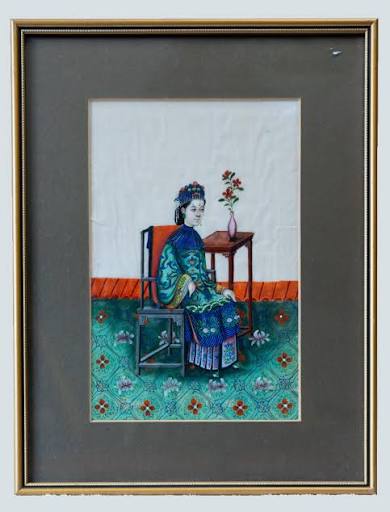 19th Century Chinese Rice Paper Paintings - 46 For Sale on 1stDibs | chinese rice paper art, antique chinese paintings on rice paper