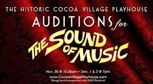 Admission to the bachelor of music (b.mus) and the master of music (m.mus) requires an audition on the student's major instrument. Cocoa Village Playhouse Is Holding Auditions For The Sound Of Music On Nov 30 Dec 2