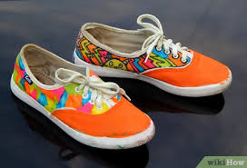 How To Paint Shoes With Pictures Wikihow Nike air force 1 af1 custom painted freedom shoes sneakers kicks red white bluetop rated seller. how to paint shoes with pictures