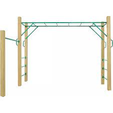 Amazon Monkey Bar Set W Wooden Post Play Equipment Monkey Bars Diy Monkey Bars Wooden Posts