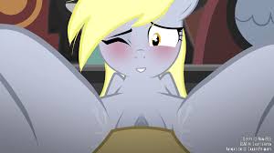 2903899 - explicit, artist:canaryprimary, artist:nami955,  artist:shatterpon, derpy hooves, doctor whooves, time turner, earth pony,  pegasus, pony, g4, animated, anus, blushing, bubble butt, butt, clitoral  hood, cunnilingus, cute, cute porn, dock, eyes ...