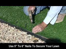 Maybe you would like to learn more about one of these? Realgrass At Home Depot Synthetic Artificial Turf Installation Youtube