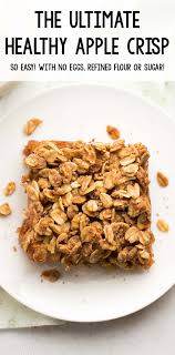 The Ultimate Healthy Apple Crumble In 2020 Healthy Apple Crumble Apple Recipes Healthy Vegan Apple Crisp