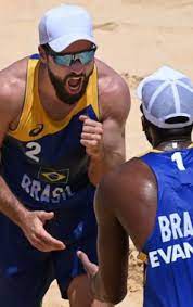 Alison e álvaro vencem holandeses por 2 a 0 e terminam 1ª fase na liderança. A2xal2dgyzh0qm
