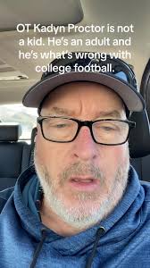 OT Kadyn Proctor: The Controversial College Football Transfer Saga
