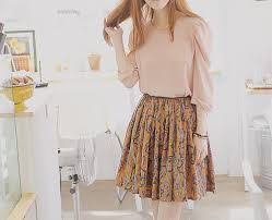 ازياء كوريه انستقرام 2015 Fashion Midi Skirt Womens Fashion