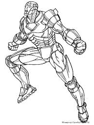 Gambar Mewarnai Iron Man