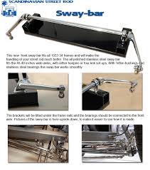 We did not find results for: Hot Rods Ford Solid Axle Front Anti Sway Bar The H A M B