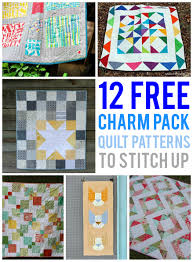 Easy patchwork quilt pattern for beginners. 12 Free Charm Pack Quilt Patterns To Stitch Up Craftsy