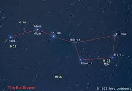 The Big Dipper Star Map 7 Big Dipper Constellations Dipper
