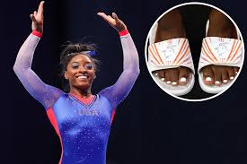 🔽check out my docuseries 🔽 fb.me/simonevsherselfep5. Simone Biles Rocks Glittering Goat Slides At Olympic Trials
