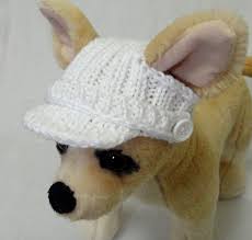 Pet Clothes Spring Summer Outfit Crochet Hand Knit Visor Hat For Small Dog Crochet Dog Clothes Crochet Dog Hat Crochet Dog Sweater