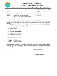Jadi dapat disimpulkan bahwa surat undangan adalah surat yang digunakan individu atau instansi untuk mengundang orang atau pihak lain untuk. Undangan Pelatihan Bumdes
