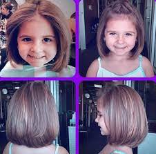 Stylish Blown Out Bob Little Girl Haircuts Girl Haircuts Little Girl Hairstyles