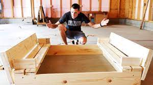 Specification outdoor indoor wooden sandbox with two bench seats for kids playing 1.high quality wood. How To Build A Sandbox With Bench Seats Diy Youtube