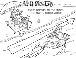 Coloring sheets for summer safety | lovetoknow. Elementary Safety