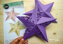 A square sheet of paper. Pretty 3d Paper Star Tutorial The Growth Architect