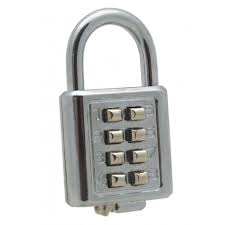 Pull on the shackle until you see the wheels turn. Padlock 25mm 4 Dial Brass Combination Lock Security Lock Opening Closing 4 Number Code Eclats Antivols